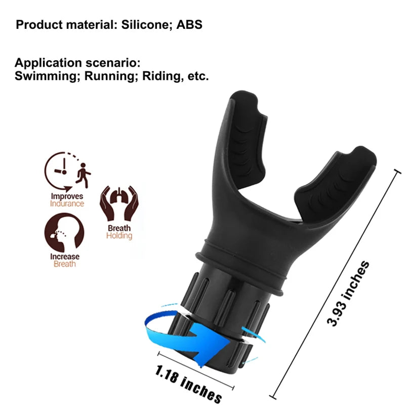 Lung Capacity Enhancement Trainer - Adjustable Breath Resistance Device for Optimal Respiratory Health