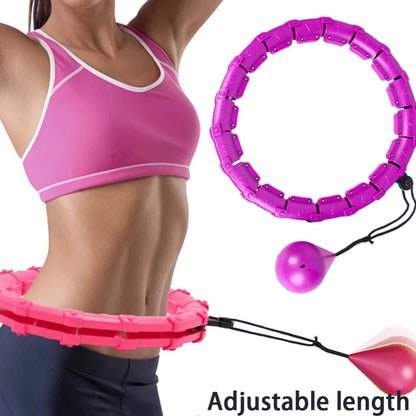 Adjustable Hoola Massage Fitness Hoop for Weight Loss: 32/20/24/28 Section Design for Ultimate Waist Training